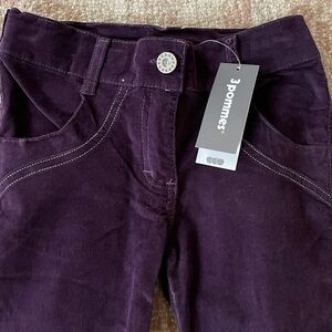 Girls Purple Corduroy Pant!